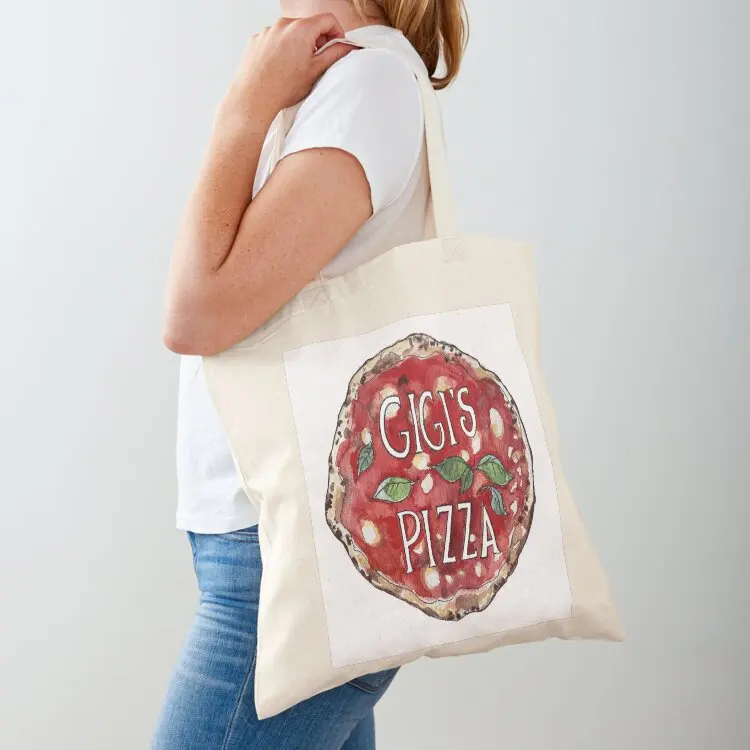 

GIGI'S PIZZA logo by Meridith McNeal Tote Bag Women's handbag Women's tote bag tote bags cloth bags
