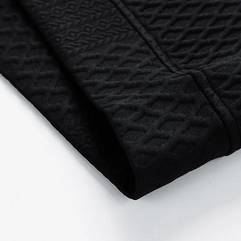 Korean Fashion Twist Print Trendy Sweatshirt Solid Colour Round Neck Pullover Oversized Casual Relaxed Sweatshirt