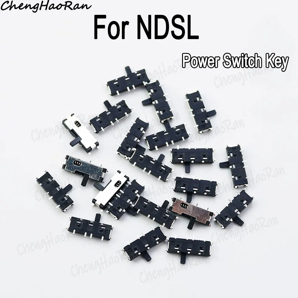 2 PCS Power Slide Switch Button For NDSL Game Controller Switch Button Replacement Parts