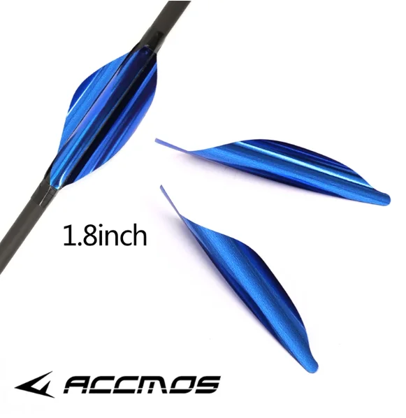 50pcs 1.8/2inch Archery Spin Vanes Spiral Feather DIY Arrow Archery With Tape Arrow Accessories