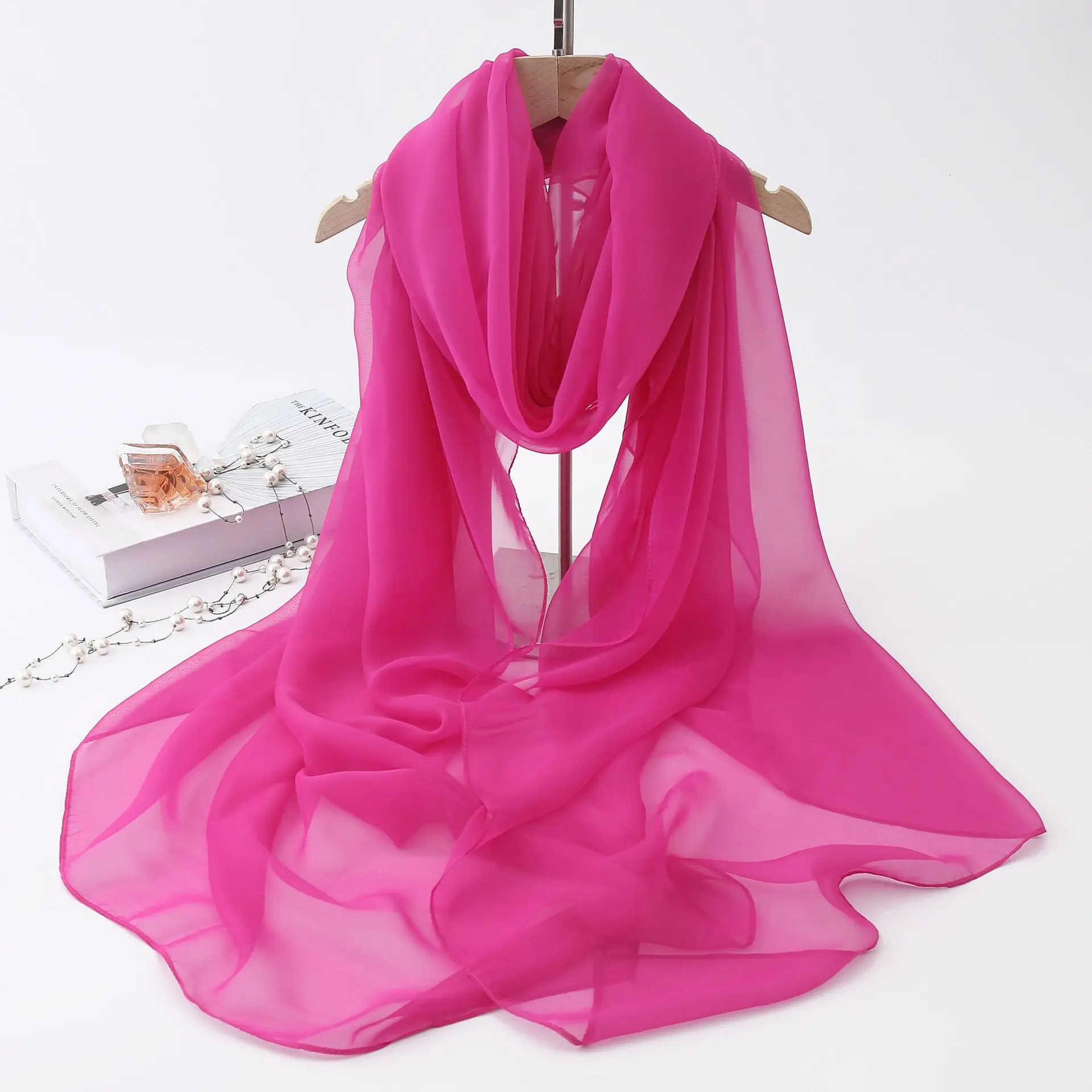 Korean Chiffon Travel Holiday Beach Towel Sunscreen Shawl Women Cardigan Female Summer Thin Long Air Conditioning Ice Silk Cape