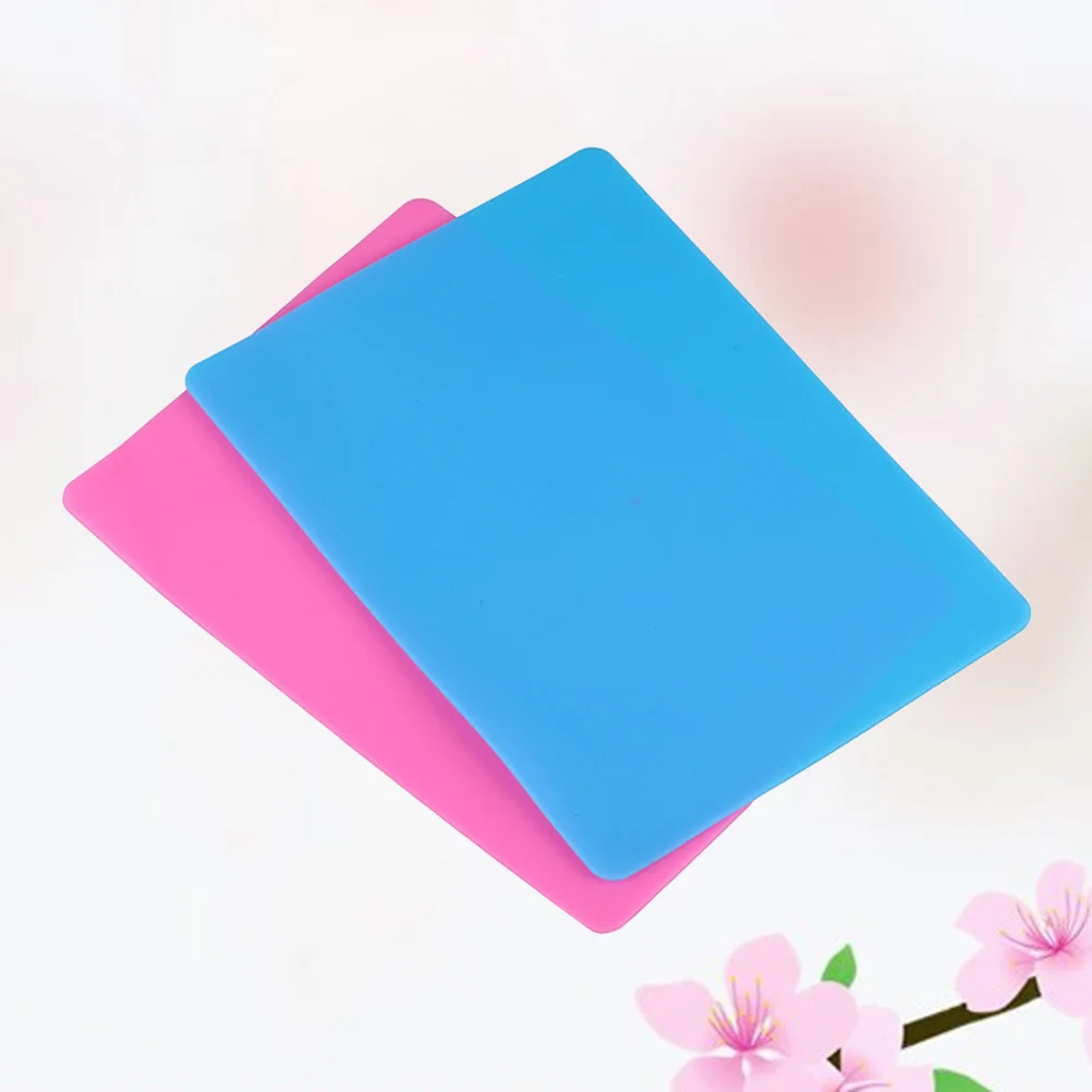 

2Pcs Silicone Mat Resin Mold Flexible Large Sheet Perfect Surface Protector Desk Cleaner Silicone Sheet for Jewelry