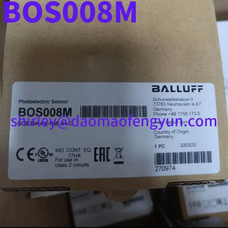 New original BOS008M mirror reflection sensor BOS 26K-PA-1QE-S4-C