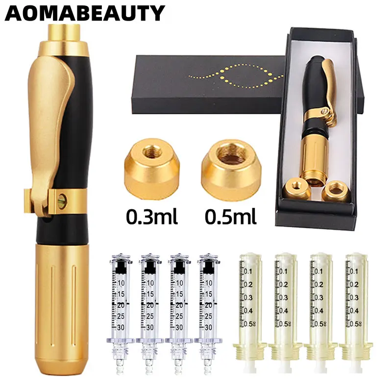 0.3 0.5ML Pióro hialuronowe Pióro z kwasem hialuronowym Wzmacniacz grubości warg Pióro bez igły Atomizer Pióro przeciwzmarszczkowe Strzykawka wodna