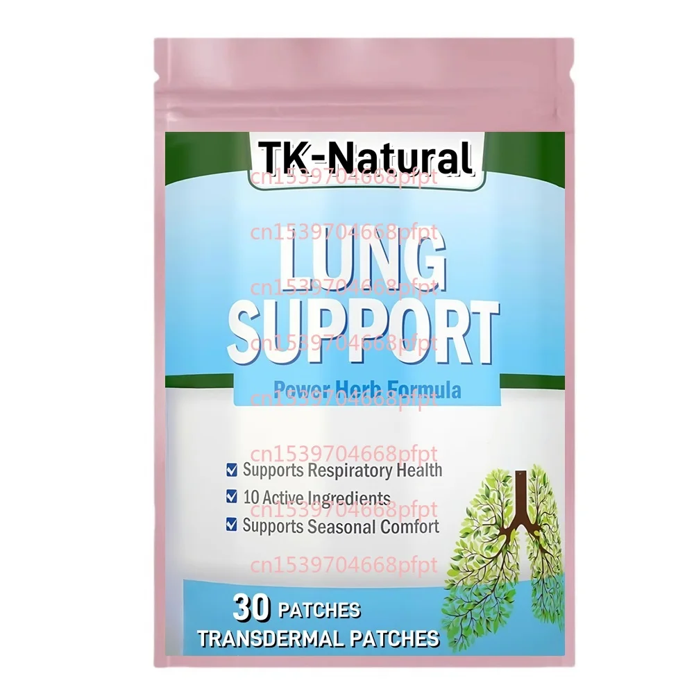 

30 пластырей для детоксикации легких и очищения транпермальных пластырей Удаление слизи Поддержка способствует здоровью дыхания