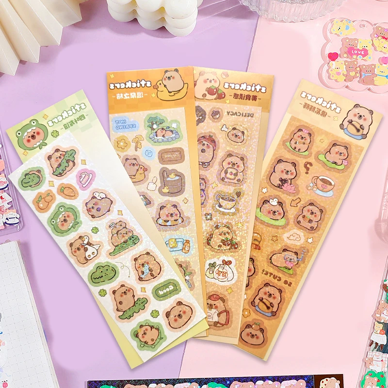4PCS Kawaii Capybar…