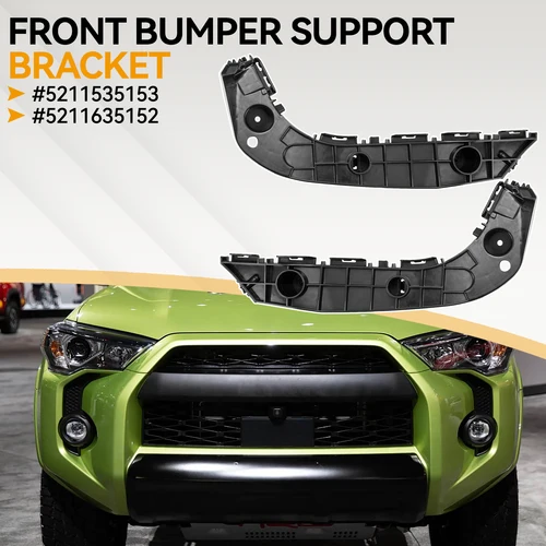 Imagen 2 del producto Soportes de soporte del lado del pasajero del conductor de montaje del parachoques delantero izquierdo y derecho de 2 uds para Toyota 4Runner 2014-2024 TO1043126 TO1042126