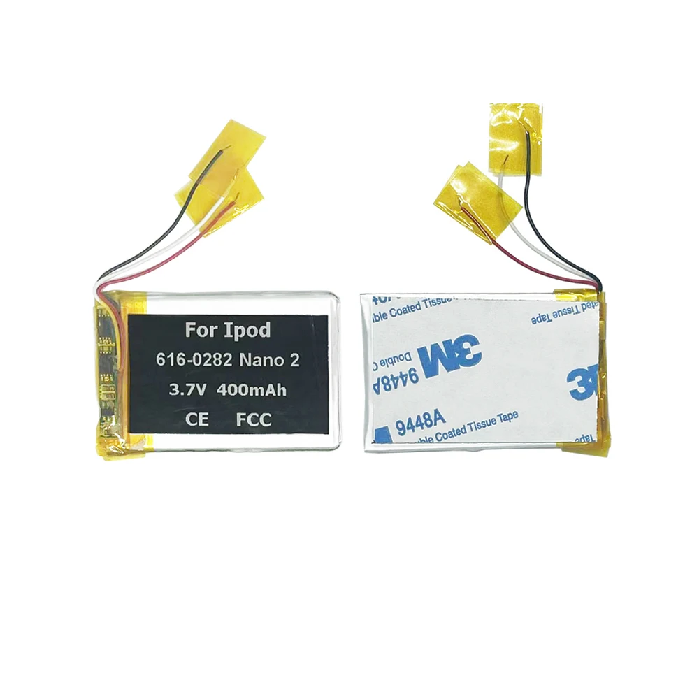 616-0283 616-0287 400mAh Battery For Apple iPod Nano 2nd 2 Gen 4GB A1199 Nano2 Accumulator AKKU