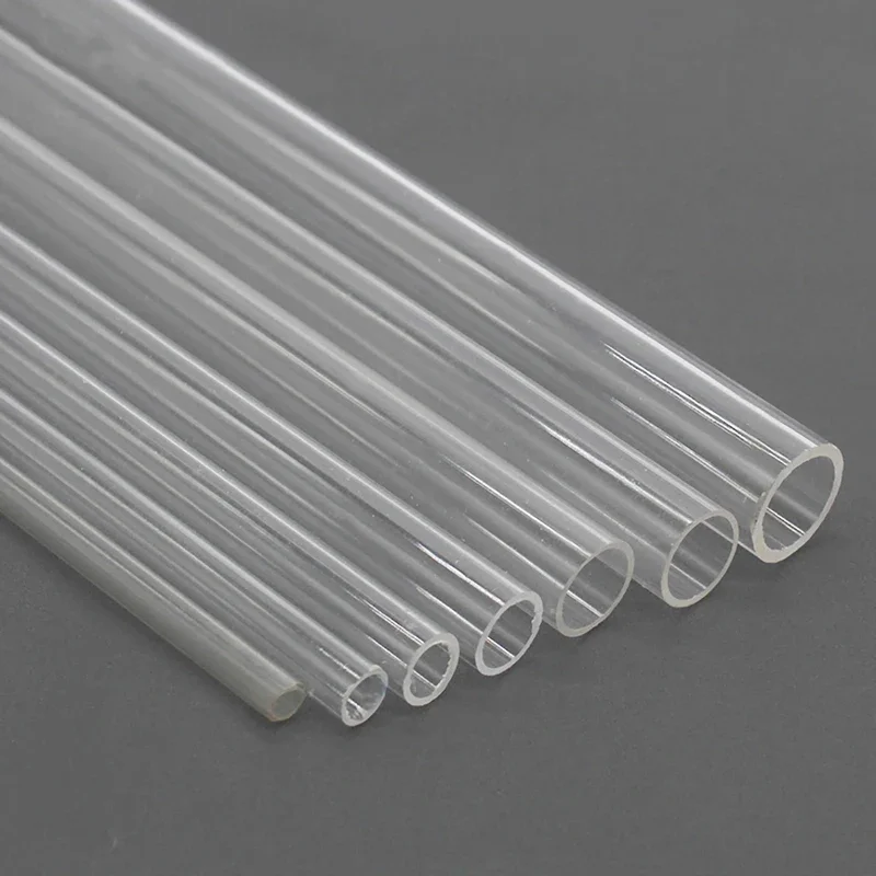 1Pcs Clear Hollow Round Tube Outer dia 8-20mm Plastic Tube High Transparent Tube DIY Handmade Model Accessories 250mm Length