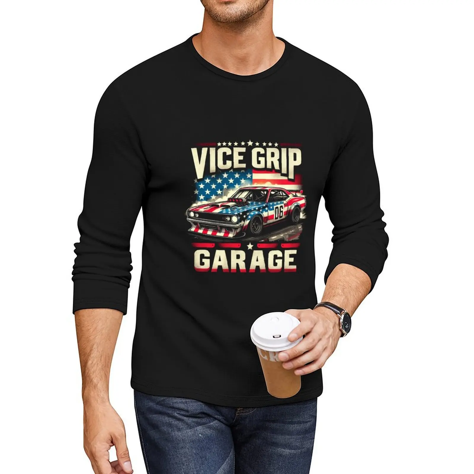 vice grip garage Long T-Shirt hippie clothes heavy weight t shirts for men