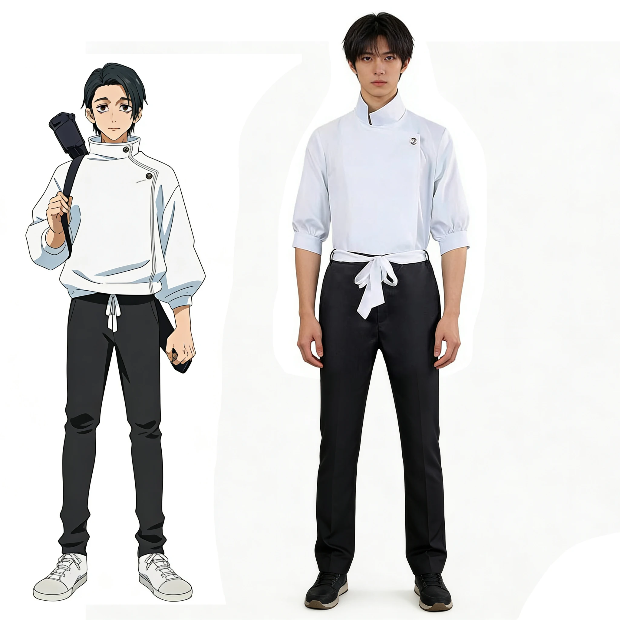 

Jujutsu Kaisen Yuta Okkotsu Cosplay Costume Anime Uniform Full Set Outfit for Adult Men Halloween Carnival Party Suit
