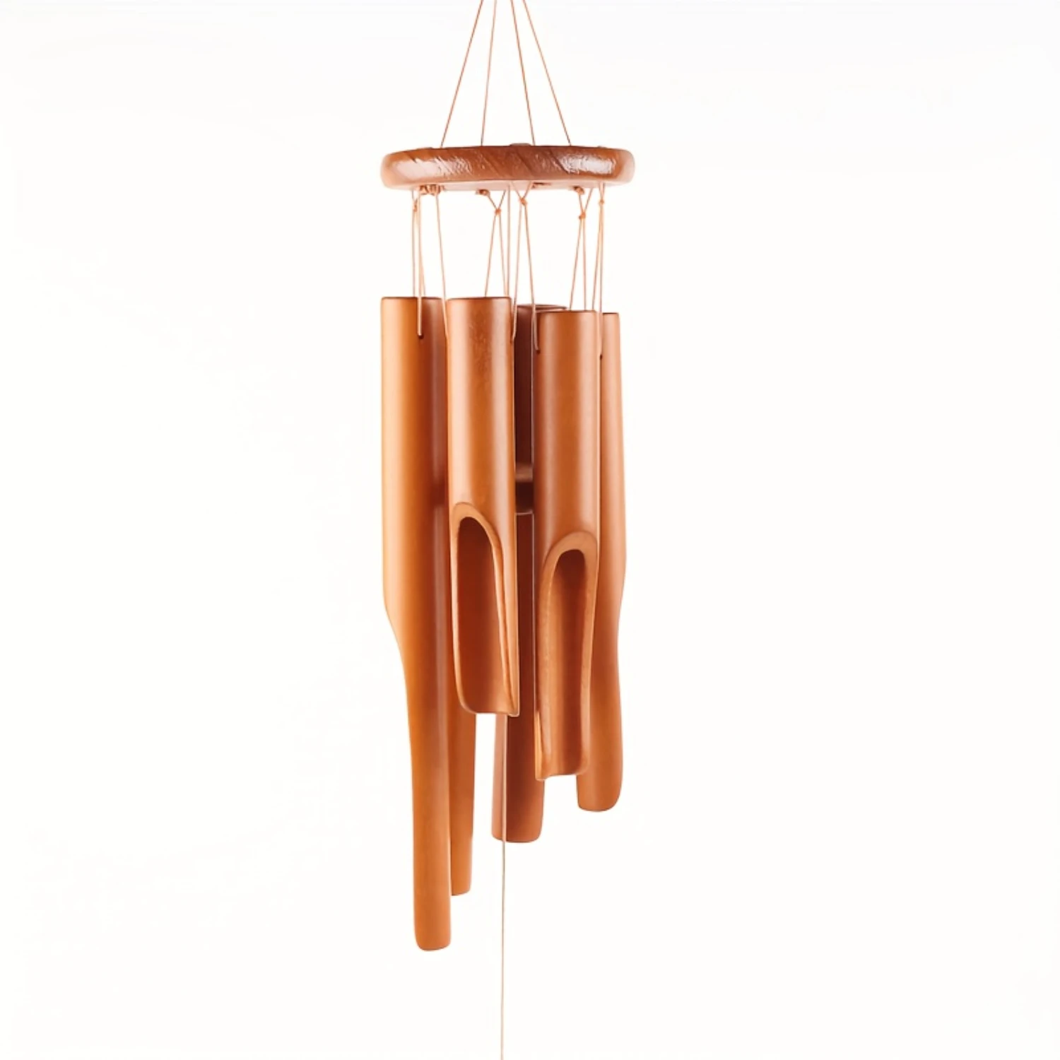 Chimes, Outside Outdoor Wooden Windchimes, Small, Handcrafted With Calming Deep Tones, Ideal  Decor, Gift For Any Occasio,  Deco