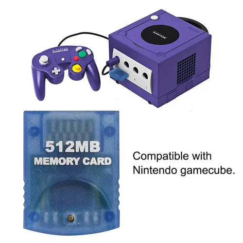 WII/GC/NGC GameCube Tarjeta de memoria de 512 MB Tarjeta de almacenamiento de juegos NS 512 MB