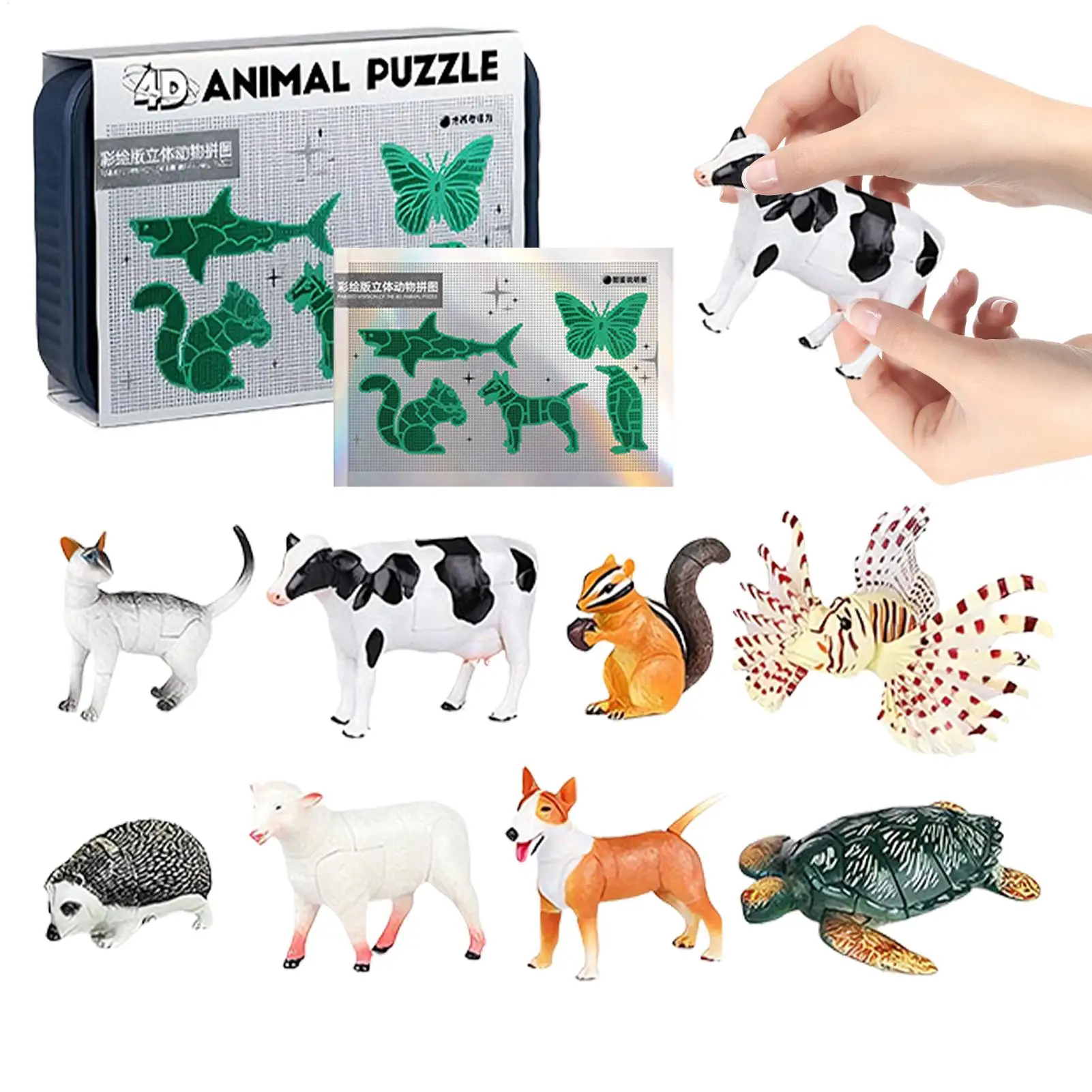 

Kids Puzzles Learning Activities Educational Animal Puzzle For Boy Christmas Birthday Classroom Easter Travel Party Prizes