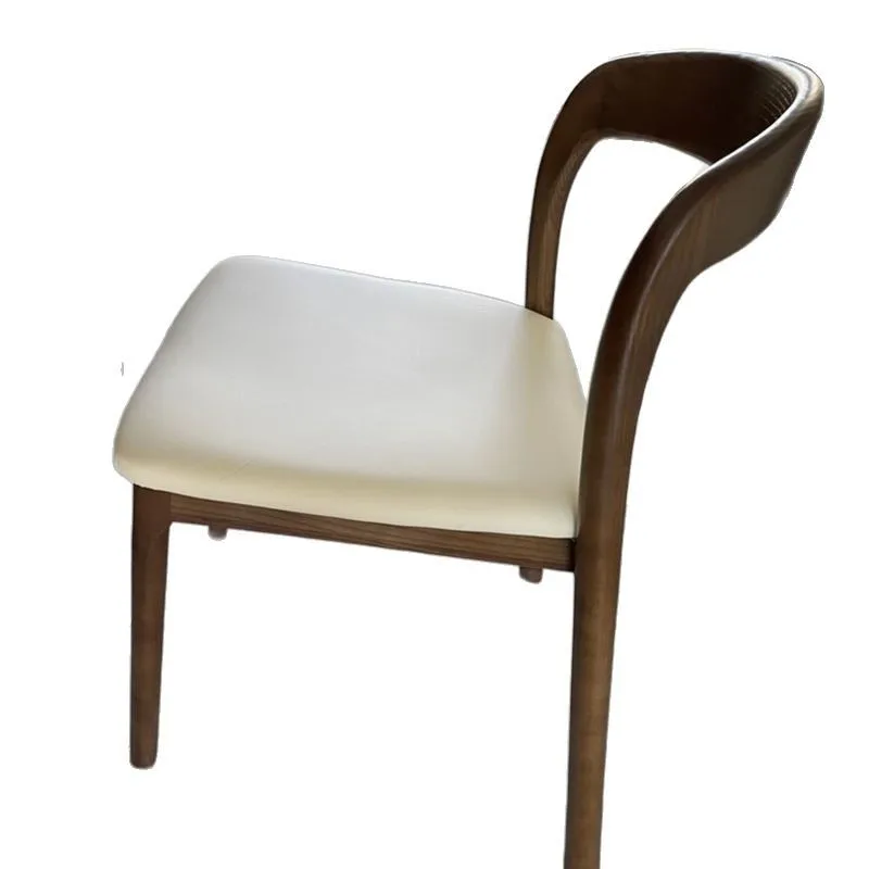 

Nordic simple solid wood chair dining chair, home restaurant back chair, modern light luxury Internet celebrity