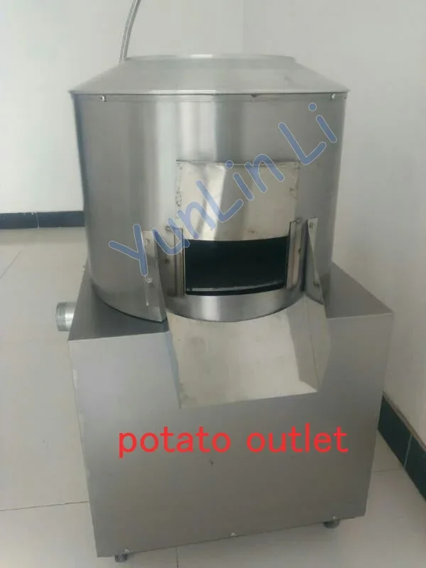 Electric Potato Peeling Machine 150-220 Kg/h Potato Peeler With Cleaning Function High Efficiency Peeling Machine YQ-350