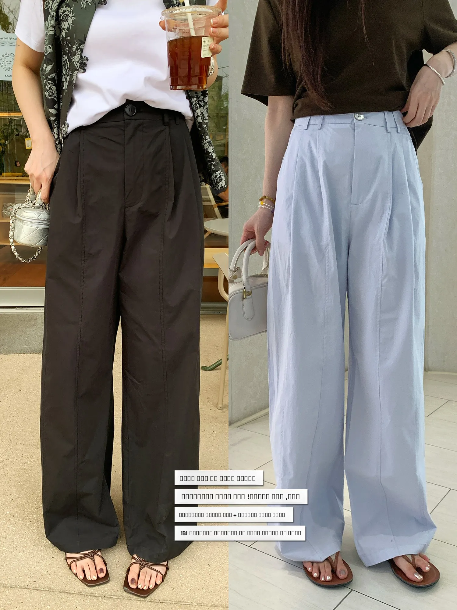 

Брюки NAZ с высокой талией, прямые, из хлопка, повседневные, больших размеров, летние, утягивающие, широкие, для полных женщин