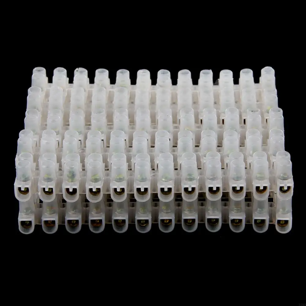 

31KA 10Pcs Barrier Screw Terminal Wire Connector 5A 12-Position Block Terminal
