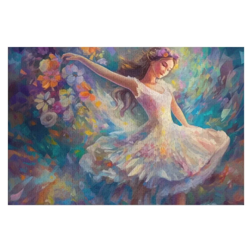 Dancing in the Garden 9 Jigsaw Puzzle Wooden Animal Personalized Personalised Photo Personalized Gifts Puzzle
