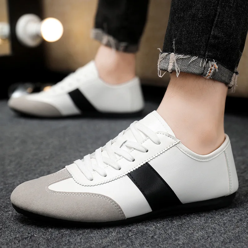 

Men's shoes, spring and summer retro student shoes, casual shoes, soft soled shoe board, comfortable and breathable sports shoes