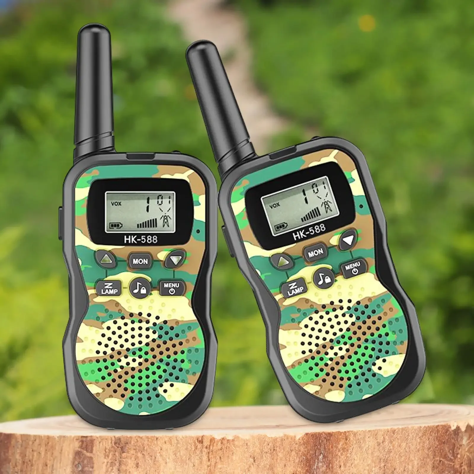 Kids Mini Radios Walkie Talkie 2PCS Electronic Toys Children Long-distance Radio Phone Outdoor Toy Birthday Gifts for Childs