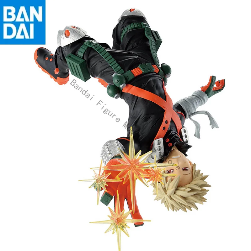

В наличии оригинальная фигурка BANDAI NAMCO BANPRESTO My Hero Academia MAXIMATIC Katsuki Bakugo ПВХ 17 см, модель игрушки в подарок