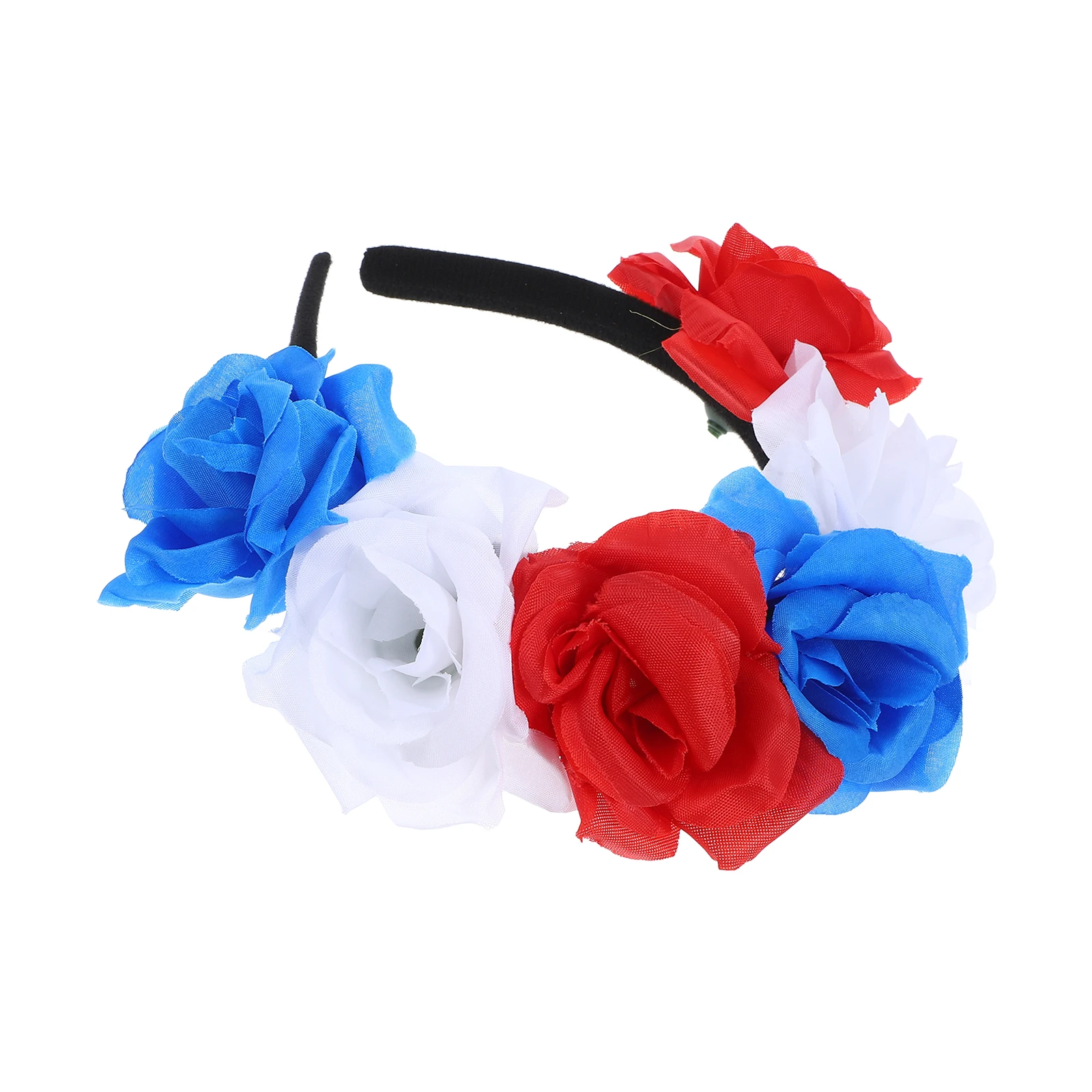 

Floral Hairband Halloween Headwear Rose Wreath Head Lightweight Party Accessories Performance Photo Prop Simulated Flowers Hoop