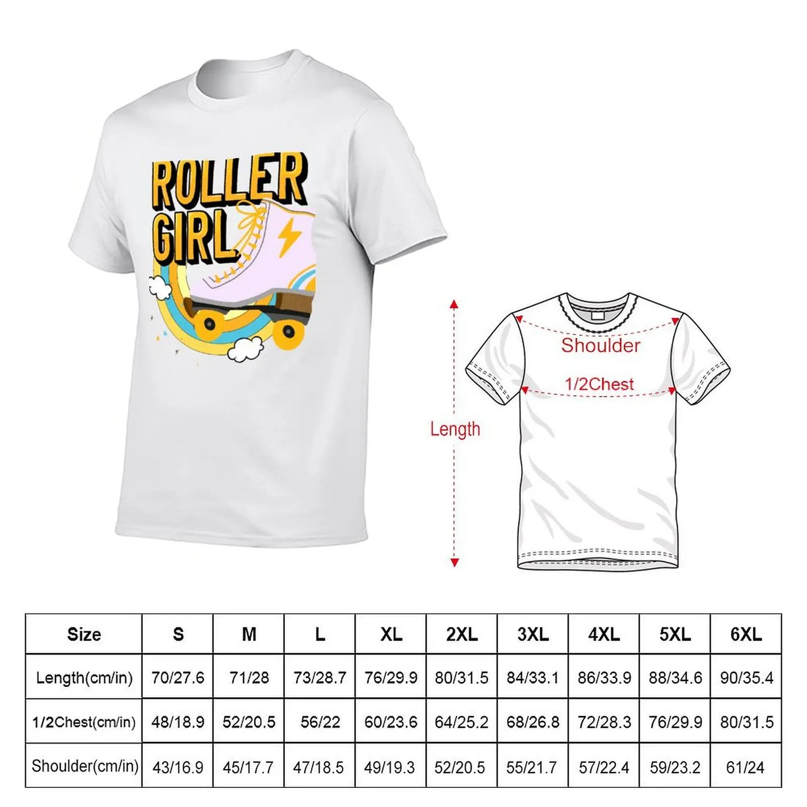 Roller Girl - Roller Skates T-Shirt Funny t-shirt cute clothes t shirt for men