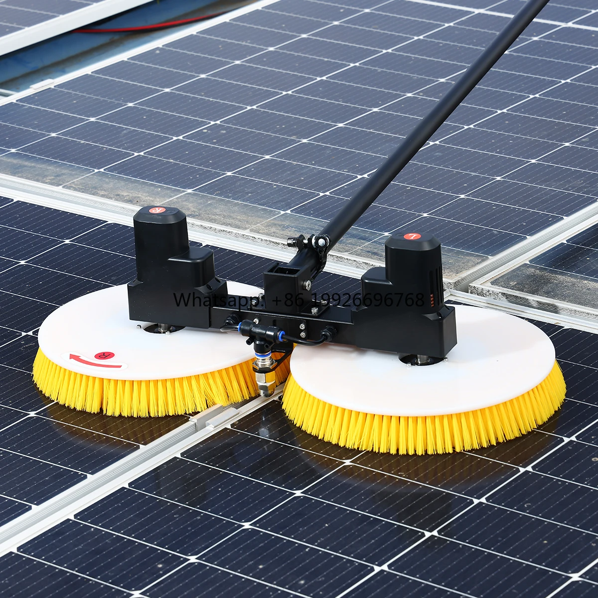 

Zhenda Factory Double-ended Rotating Washing Brush Solar Panel Cleaning Brushes for Solar System