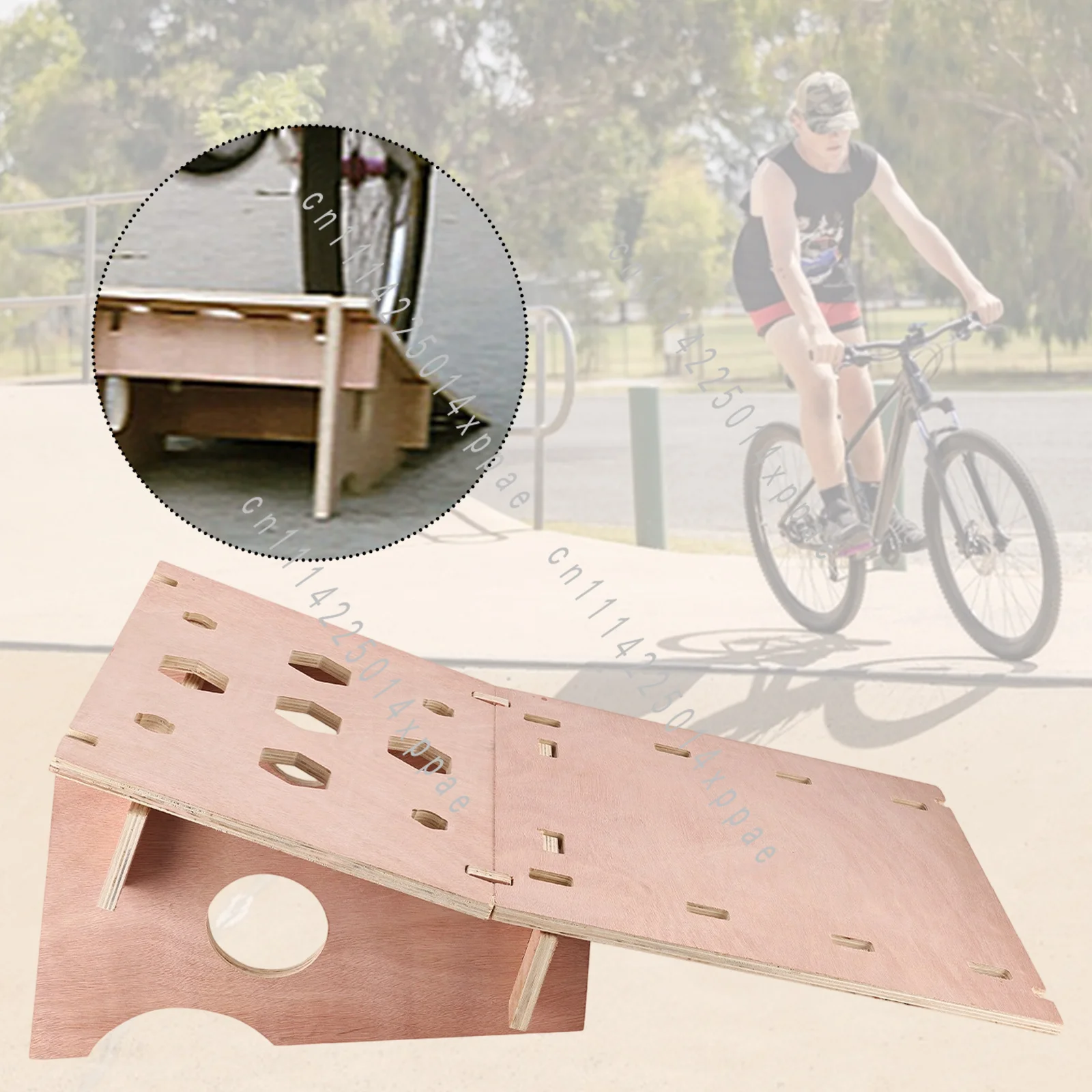 rampa-per-salti-su-mountain-bike-strumento-di-allenamento-portatile-in-legno-resistente-per-pratica-di-acrobazie-in-bicicletta-all'aperto