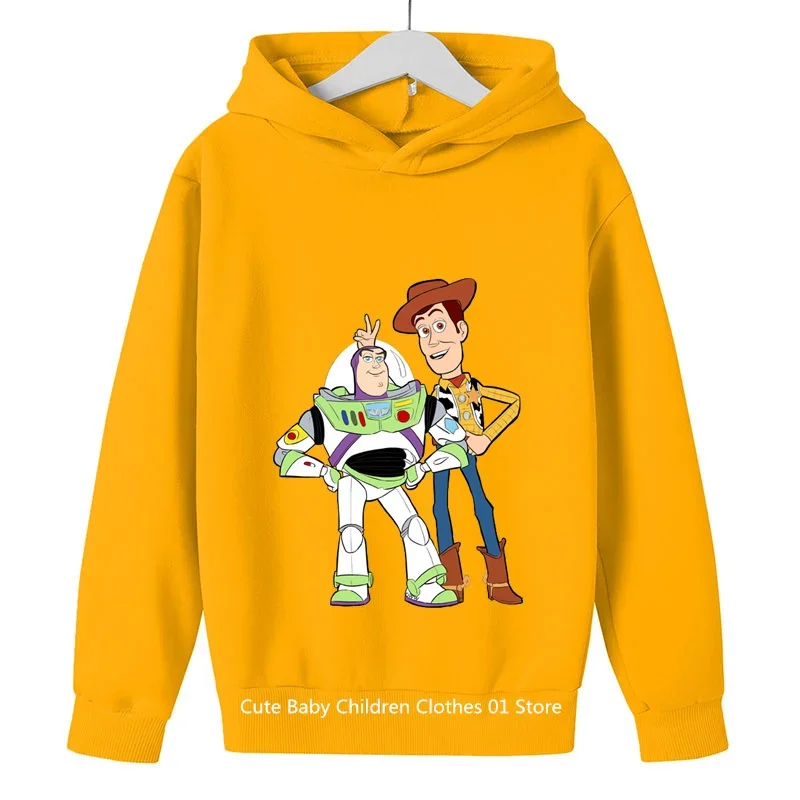 New Toy Story Hoodies Outfits For Boys Cartoon Long Sleeve Clothes Teens Autumn Fashion Children'S Clothing Tracksuit Ropa