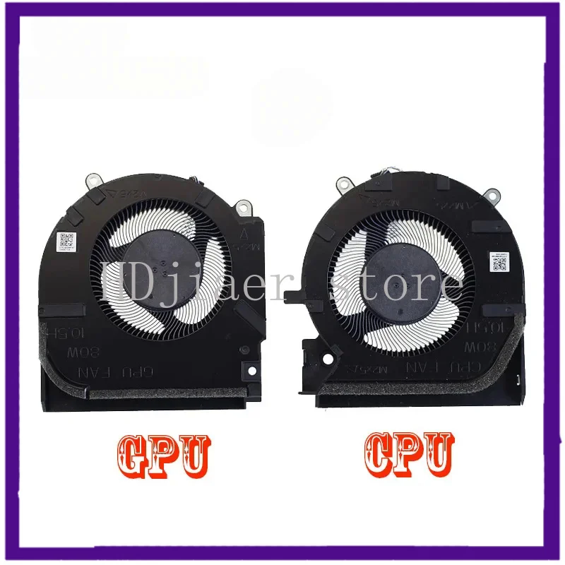 

New Laptop CPU GPU Cooling Fan NS75C06-20K21 NS75C06-20K22 DC5V 0.6A 4Pin for HP VICTUS 16-E 16-D 80W RTX3060