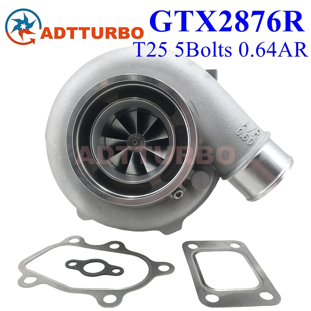 

GTX2876R Turbo GTX2876 Turbocharger Dual Ball Bearing Racing 340HP-550HP 9-Blades GTX28R 1.8L-3.0L Turbine Housing AR 0.64 T25