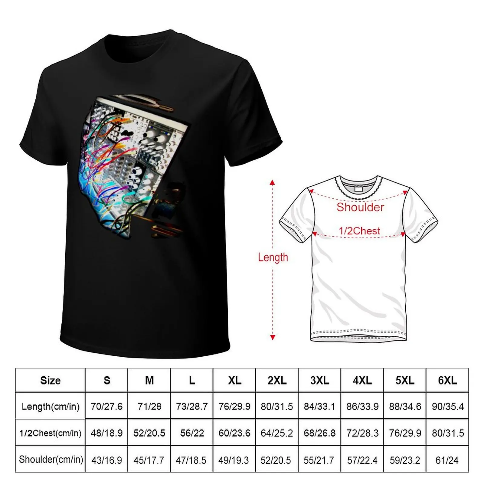 Eurorack modular system T-Shirt t shirts for man pack white T-Shirt