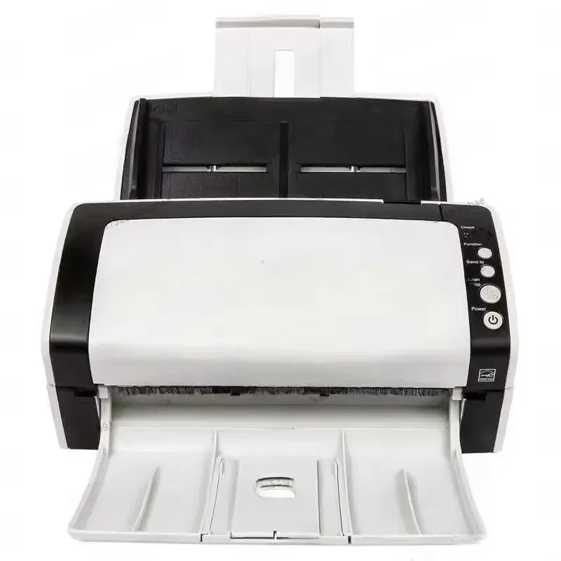 Small Office Document Scanner Fast Continuous ADF Feeding Duplex Color High Definition Scanning Machine