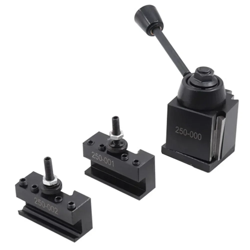 Effective Quick Change Tool Post Holder Set For Lathe Compatible With Cuniform Type 250 000 Fits 250 001 Tools