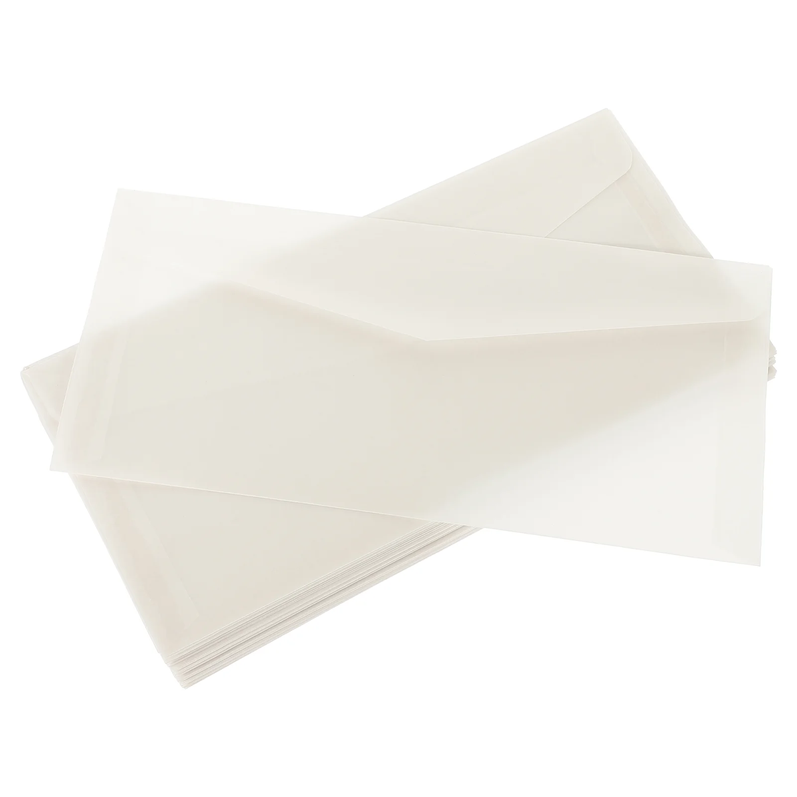 50 Pcs Sulfate Paper Transparent Envelope Invitation 50pcs Letter Envelopes Greeting Cards for Home Litmus