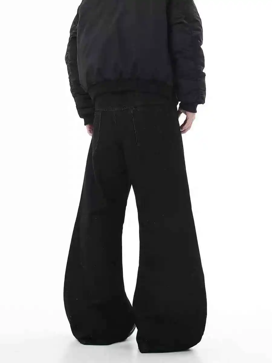 Feminino preto gótico y2k emo jeans vintage harajuku japonês 2000s estilo baggy jean calças oversize grunge denim roupas