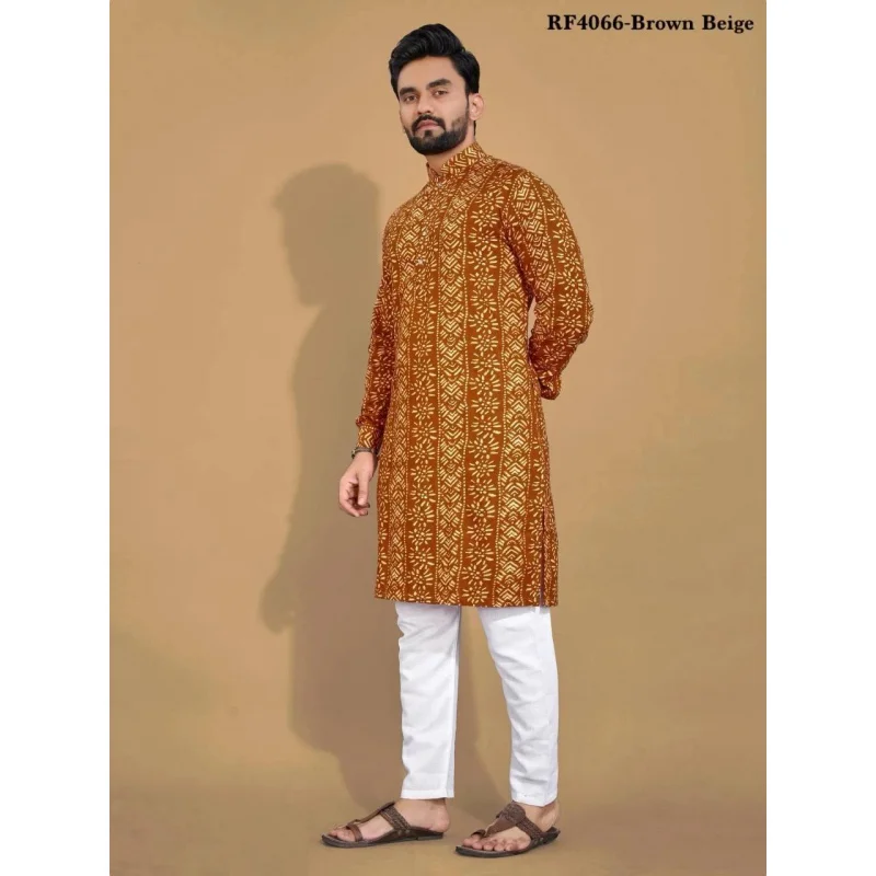 Abito da uomo musulmano a maniche lunghe in stile etnico 2025 Colletto alla coreana Abbigliamento arabo Abito casual islamico da uomo Abito musulmano da uomo