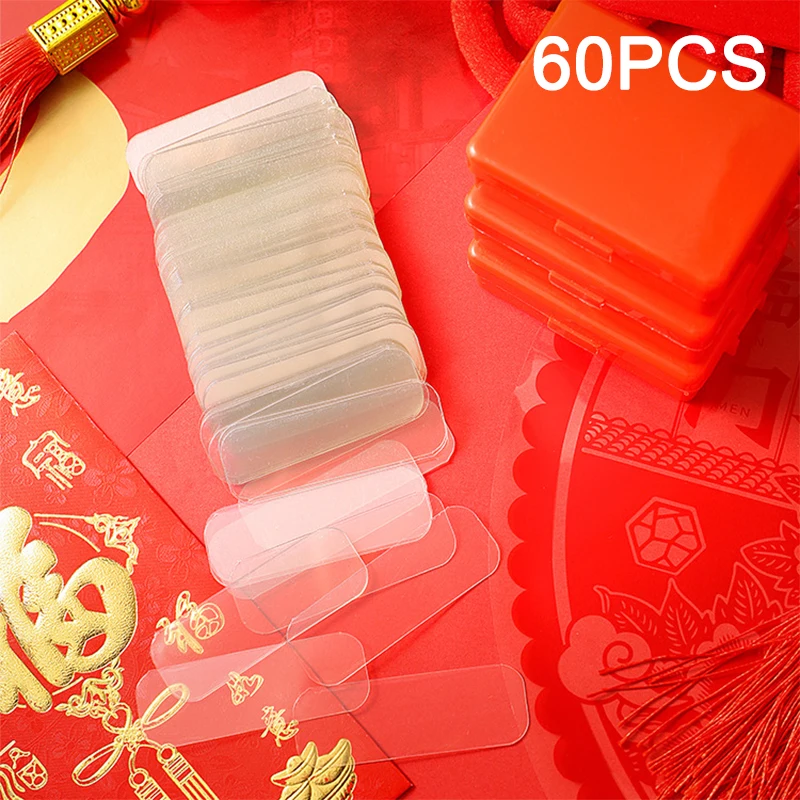 60pcs Super Strong Double Sided Adhesive Nano Tape Mounting Fixing Pad Self Adhesive Two Sides Waterproof Sticker Home Decor