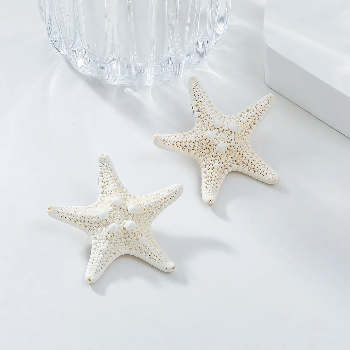 2024 Bohemia ZA Natural Starfish Earrings for Women Charm Shell Star Stud Earring Party Accessories