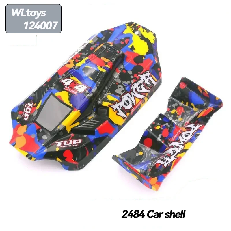 Wltoys 124007 124017 124019 1/12 금속 꼬리 날개 마운트 고정 브래킷 RC 자동차 업그레이드 부품 액세서리 자동차 액세서리