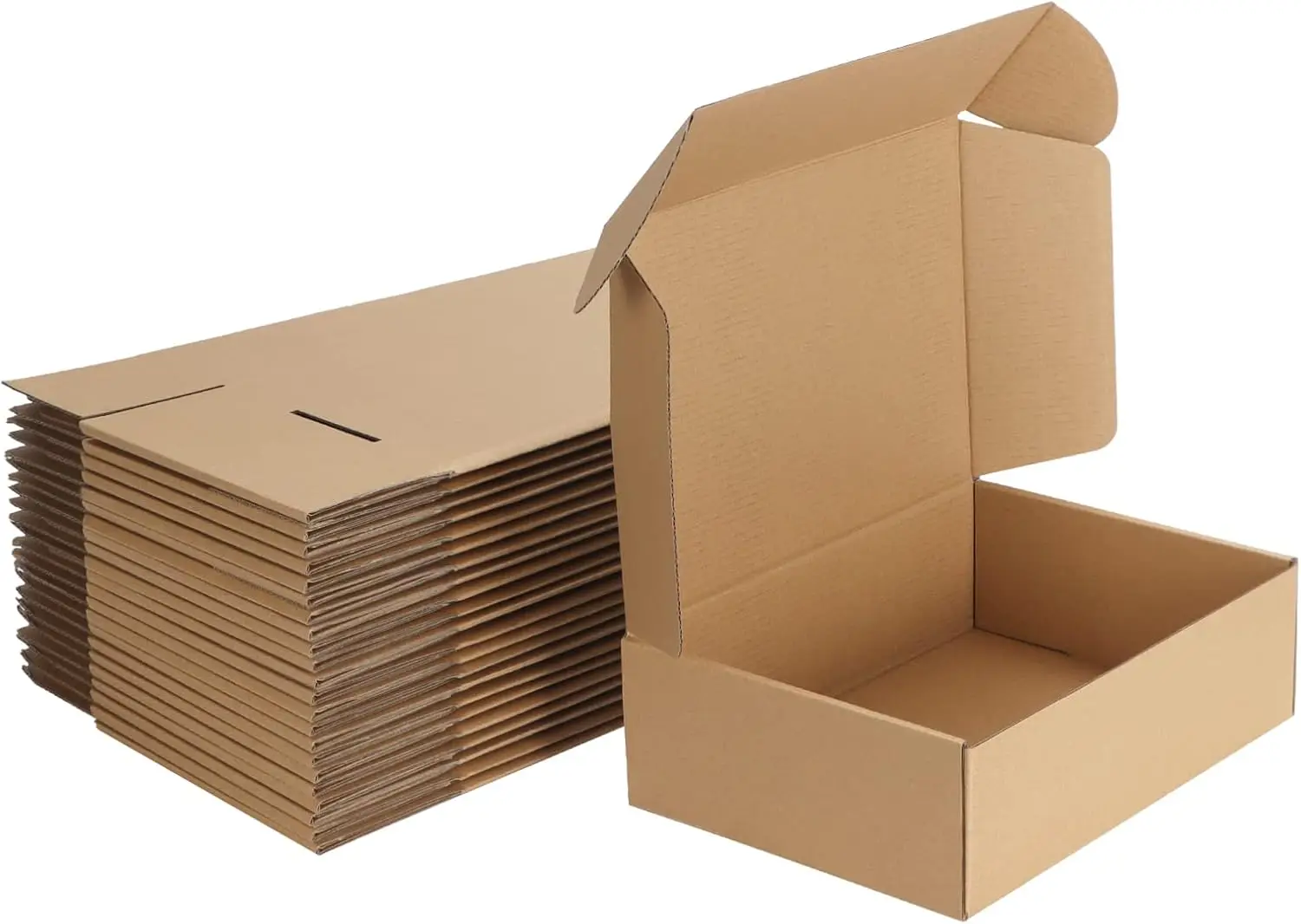 

10x7x3 Inches Corrugated Cardboard Boxes, Pack of 25 for Mailing and Shipping