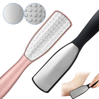 Double Side Foot File Hard Dead Skin Rasp Callus Remover Foot Care Pedicure Grinding Tools Stainless Steel