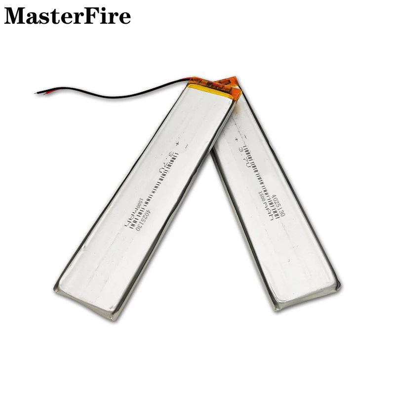 4pcs/lot 4025130 1500mah 3.7V Lithium Polymer Battery For LED Strip Light Video Player E-Book Rechargeable Li-polymer Batteries