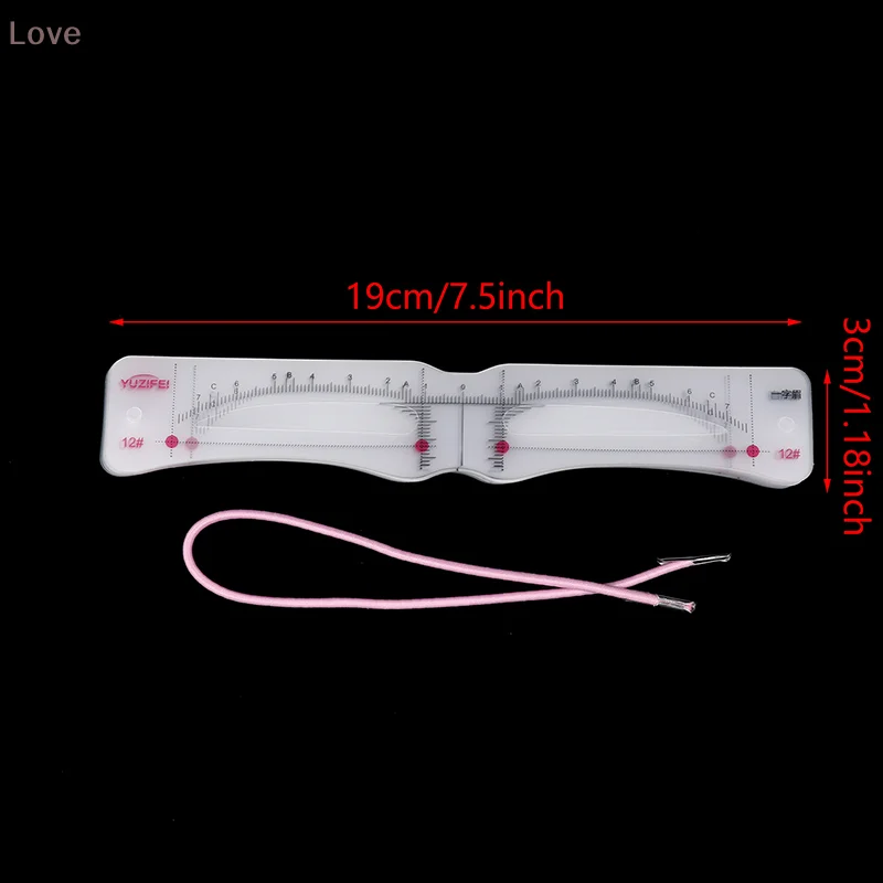 [L&P] Estêncil de sobrancelha fixável de 12 estilos, modelo modelador de aliciamento, adesivos reutilizáveis para caneta de carimbo de sobrancelha, lápis