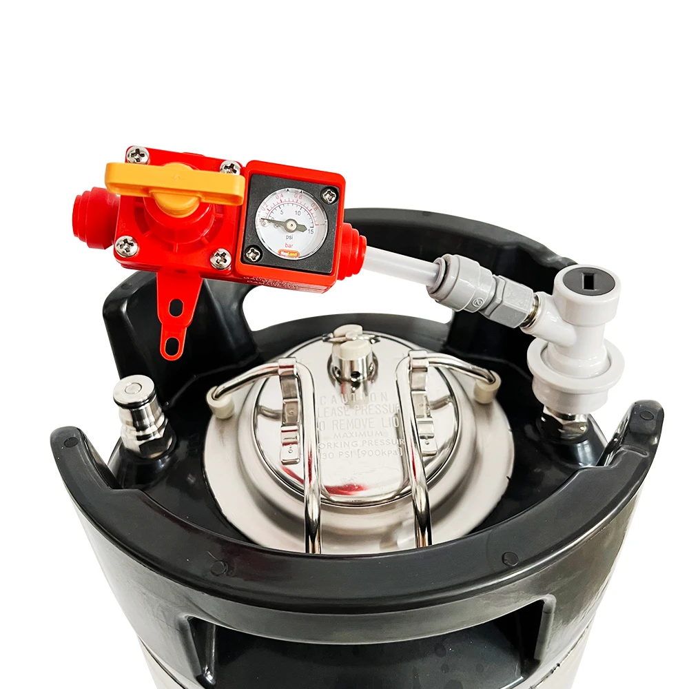 KegLand Integrated Gauge BlowTie Spunding Valve Kit (0-15psi)