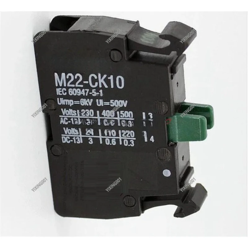 5PCS New Original Genuine Button Switch Auxiliary Contacts: M22 - CK10, M22 - CK01 for Reliable Control