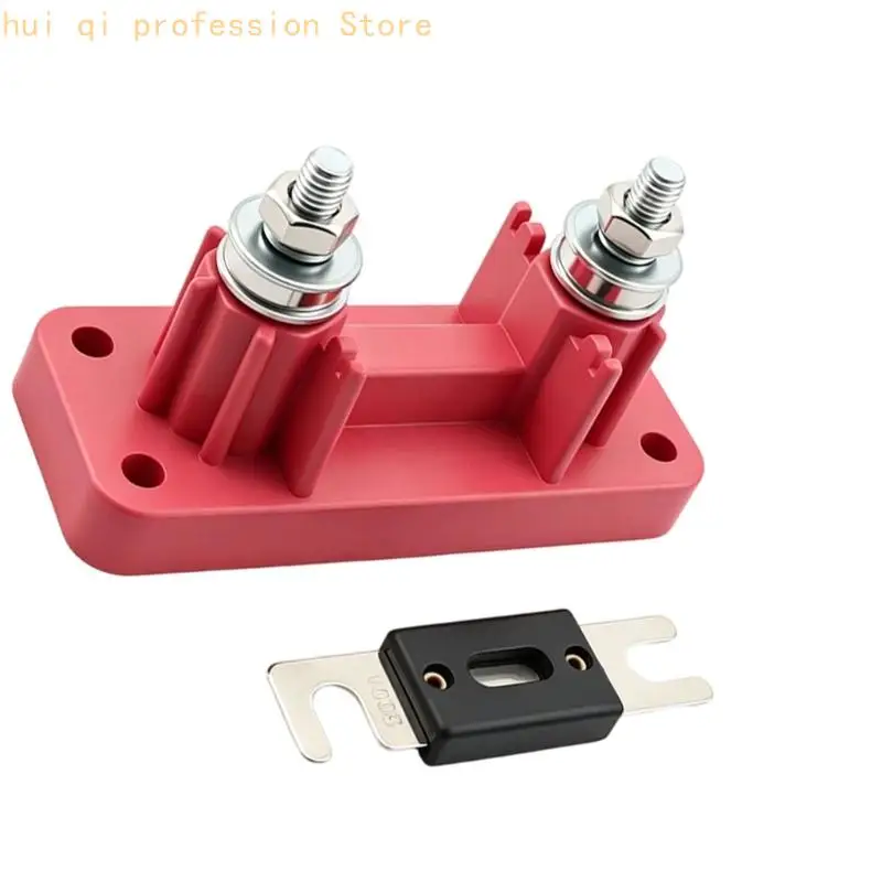 ANL Sicherungshalter ANL Power Block 500A Schnellinstallation für Car Sound Truck DIY H8WE – Detail 10