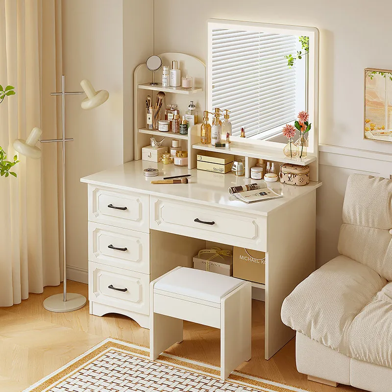 

Mobile Luxury Dressing Table Women Cosmetics Modern Cabinet Storage Drawers Vanity Table Bedroom Vestidores Trendy Furniture